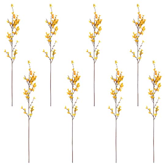 12 Pack: Yellow Forsythia Branch Spray by Ashland&#xAE;